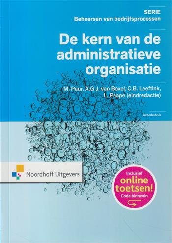 Book: De kern van de administratieve organisatie  