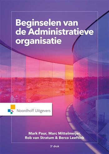 Book: Beginselen van de Administratieve organisatie  
