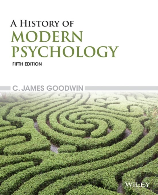 Book: A History of Modern Psychology  