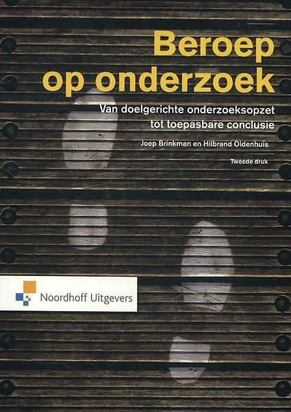 Book: Beroep op onderzoek  