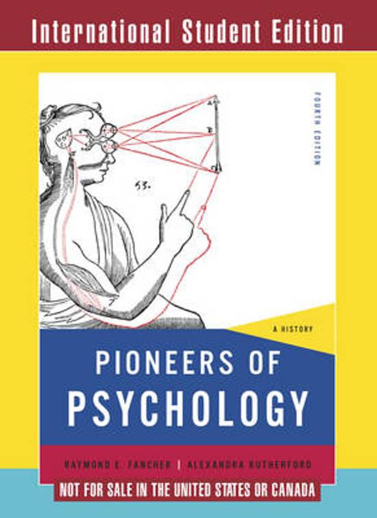 Book: Pioneers of Psychology  