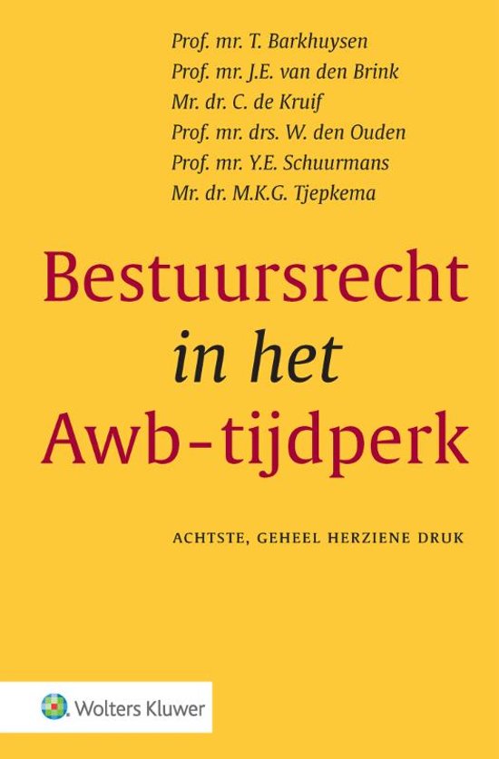 Book: Bestuursrecht in het Awb tijdperk  