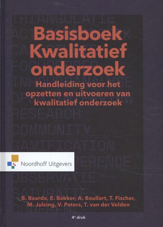 Book: Basisboek Kwalitatief Onderzoek  