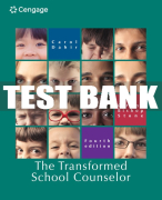 Test Bank For The Transformed School Counselor - 4th - 2024 All Chapters