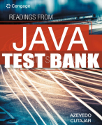 Test Bank For MindTap for Java Data Structures - 1st - 2020 All Chapters