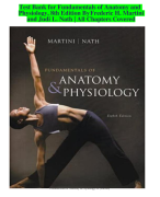 Test Bank for Fundamentals of Anatomy and Physiology, 8th Edition ByFrederic H. Martini and Judi L. 
