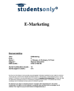 E-Marketing Samenvatting 