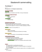 Staatsrecht samenvatting - eerste periode