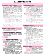 Model organisms in biological research: summary