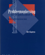 Probleemoplossing in organisaties Samenvatting