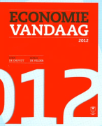 Economie Vandaag Hoofdstuk 1 samenvatting mindmap Ivan de Cnuydt, Sonia De Velder