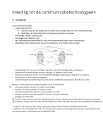 Inleiding tot de communicatietechnologieën 