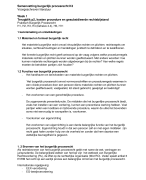 Samenvatting Burgerlijk Procesrecht K1, voorgeschreven literatuur