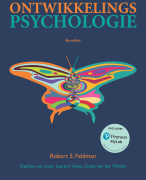 Samenvatting ontwikkelingspsychologie 