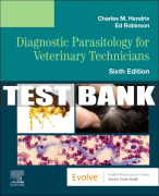 Test Bank For Evolve Resources - Diagnostic Parasitology for Veterinary Technicians, 6th - 2023 All Chapters