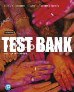 Test Bank For Social Psychology: Goals in Interaction 7th Edition All Chapters
