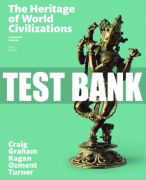 Test Bank For Heritage of World Civilizations, The, Combined Volume 10th Edition All Chapters
