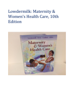 Lowdermilk: Maternity & Women’s Health Care, 10th Edition