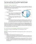 Samenvatting OntwikkelingsBiologie BML jaar 3 