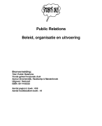 Public relations Samenvatting 