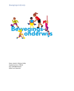Bewegingsonderwijs Propedeuse fase