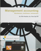 Samenvatting Cost accounting & Budgettering 2016-2017