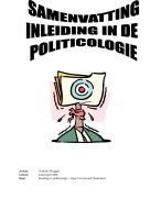 Samenvatting Politiek en Politicologie (Boek: Politiek en politicologie, Woertman)