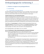 samenvatting ORTHOPEDAGOGISCH KADER 3