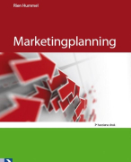 Samenvatting strategisch management - marketingplanning