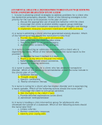 PN HESI EXIT EXAM 2023/2024 VERSION 1, 2, 3 TEST BANK QUESTION WITH ANSWERS LATEST UPDATE A+ GRADE