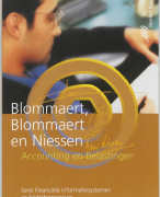 Accounting en belastingen Samenvatting