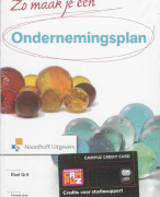 Zo maak je een ondernemingsplan Samenvatting 