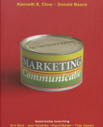 Geintegreerde marketingcommunicatie Samenvatting 