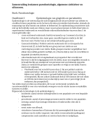 Samenvatting tentamen parodontologie algemene ziekteleer en ultrasoon