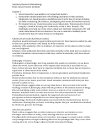 Summary chapter 1 social research methods