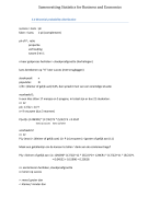 Statistics for Business and Economics 