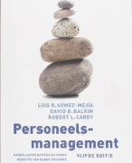 Personeelsmanagement 5e editie Samenvatting 