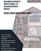 Moduleopdracht NCOI Professioneel en Oplossingsgericht werken 2023 -Stelling verdedigen: Sociale Med