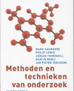 Methoden en technieken van onderzoek Samenvatting 