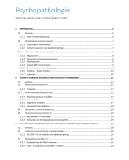 samenvatting psychopathologie
