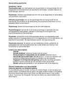 Samenvatting Psychiatrie een inleiding en ontwikkelingspsychopathologie bij kinderen en jeugdigen