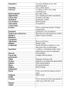 Vocabulary English Bachelor I