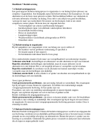 Samenvatting H7 8 en 10 van Een praktijkgerichte benadering van organisatie en management