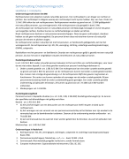 Samenvatting Ondernemingsrecht