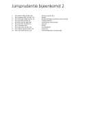 Samenvatting jurisprudentie bijeenkomst 2 Bewijs in Strafzaken behaald punt 8 