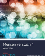 psychologie Mensen verstaan H1 -H3