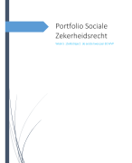 bijeenkomst 5 portfolio sociale zekerheidsrecht behaald punt 8 