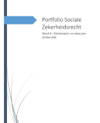 bijeenkomst 6 portfolio sociale zekerheidsrecht behaald punt 8 