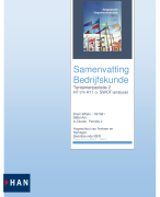 Bedrijfskunde Samenvatting H7 t/m H11 (Incl SWOT-analyse), Peter Thuis