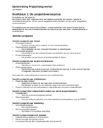 Projectmatig werken 
